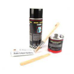 Bremssattellack-Set DUPLI COLOR in SCHWARZ inkl. Bremssattel-Reiniger, Str