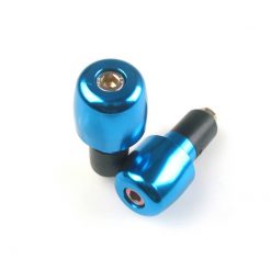Lenkerendzapfen (rund-konisch) Buzzetti aus Alu in BLAU (Ø 27.7 x 25.4mm)