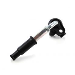 Schieberdeckel DellOrto inkl. Rohrbogen 90°/28mm im 0° Winkel zu PHBN