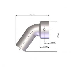 Dezibelkiller LeoVince SBK (No 47) für Ø 32/48mm Underbody