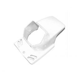 Scheinwerfer- Verkleidung NN PRODUCTS Kunststoff in weiss, für eckige Sche