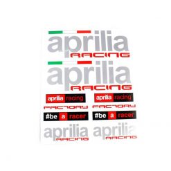 Sticker-Set XTREME Aprilia Racing-Logo (bestehend aus 8 Teilen)