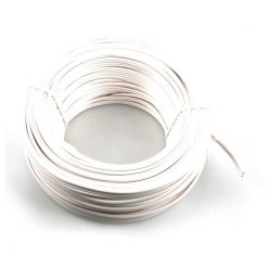 Stromkabel in WEISS (2 x 0.75mm²) Bitte Länge in Meter angeben