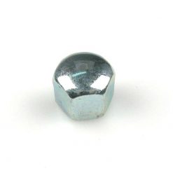 Hutmutter (FLACH) M 3/1 x H 6mm (DIN 917) verzinkt-blau