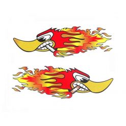 Sticker 4R FLAMING DUCK (14 x 16cm)