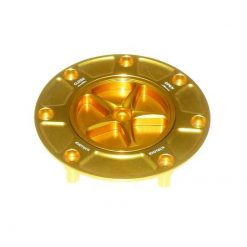 Tankdeckel EVOTECH (2x Umdrehungen) in Gold zu Suzuki