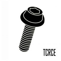 Schraube EVOTECH M6 x 25mm (7075-T6 TCRCE) aus ALU in Schwarz- Eloxiert