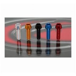 Schraube EVOTECH M6 x 65mm (7075-T6 TCCE) aus ALU in Rot- Eloxiert