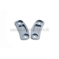 Spiegelabdeckung EVOTECH Paar (GW-KA5) in Titan zu Kawasaki (Lochabstand: