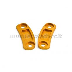 Spiegelabdeckung EVOTECH Paar (GW-KA5) in Gold zu Kawasaki (Lochabstand: 4