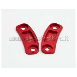 Spiegelabdeckung EVOTECH Paar (GW-KA5) in Rot zu Kawasaki (Lochabstand: 46