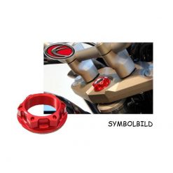 Lenkkopfmutter EVOTECH M28 x 1mm zu BMW/Kawasaki/Yamaha in BLAU