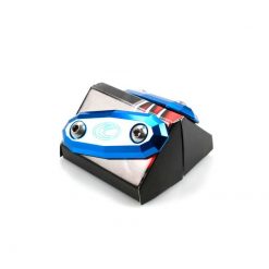 Spiegelabdeckung EVOTECH Paar (GW-S2) in Blau zu Suzuki (Lochabstand: 42mm