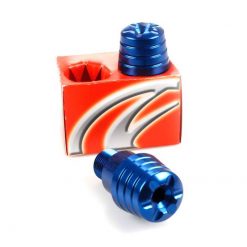 Lenkerendzapfen EVOTECH (Paar) zu Yamaha in BLAU