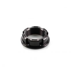 Schwingenachsmutter EVOTECH M32 x 1.5mm zu Yamaha in SCHWARZ