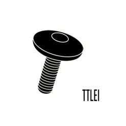 Schraube EVOTECH M8 x 20mm - Kopf Ø 16mm (7075-T6 TTLEI) aus ALU in Schwar