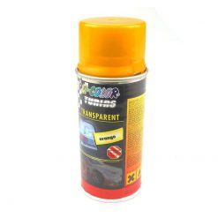 Farbspray DUPLI TRANSPARENT für Birnen oder Rücklichter in ORANGE (150ml)