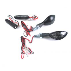 Blinker OXFORD MERCURY-LED (Paar) Schwarz aus Metall (23 x 27 x 89mm) inkl