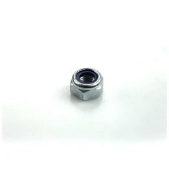 Stopmutter M10/1.25 x H 10mm (DIN 985) verzinkt-blau