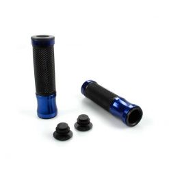 Griffe PROPALM (Paar) STREET - CNC (Ø 22 x 130mm) aus Alu in BLAU/SCHWARZ