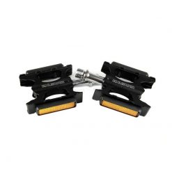 Pedalen (Paar) Exustar COMFORT UNIVERSAL aus ALU in SCHWARZ für Mofa's