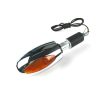 Blinker Kellermann (1 Stück) BL 1000 in chrom/orange (Einbau am Lenkerende