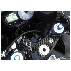 Gabelbrücken- Protektor PRINT in carbon-look zu Yamaha