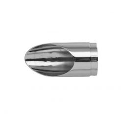 Endkappe SilverTail K02 Custom Pipes 2302 SLASH CUT in INOX (LINKS)