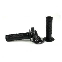 Gasdrehgriff Domino Cross/Enduro mit Eco-Rolle (Kurzgas) max. 47mm Hub, Ga