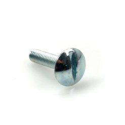 Linsenschraube mit Schlitz M5/1 H 4 x L 30mm, verzinkt-blau