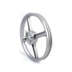 Felge VORNE PIAGGIO 16 Zoll aus Guss (komplett) in GRAU zu Piaggio Ciao (OEM: