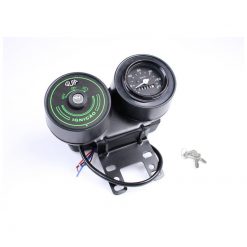 Tacho-Kopf VDO für alle Mofa's Ø 60mm bis 120 km/h (mit schwarzem Zifferbl