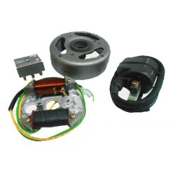 Zündung PUCH ORIGINAL mit Schwungrad 6V LINKS DREHEND Lima/Schwunglichtmag