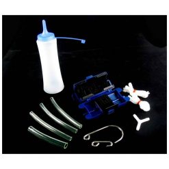 Ketten Cleaner Buzzetti mit Behälter, Schläuchen, Fixierungen und Bürsten