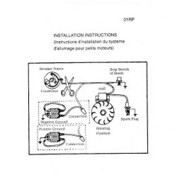 Rotary Transistor Zündanlage für 1 Zylinder Kleinmotoren (ersetzt Unterbrech
