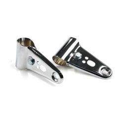 Scheinwerferhalter EBR (Länge: 85mm) LINKS/RECHTS einsetzbar in chrom (1 Stk.)