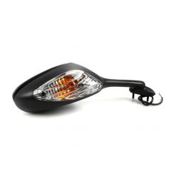 Spiegel VICMA OVALADO in SCHWARZ mit LED Blinker (175 x 92mm) RECHTS (Befe