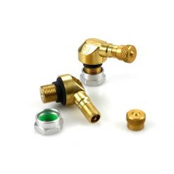 Reifenventile Ariete (Paar) für Felgen Tubeless Ø 11.3mm in GOLD