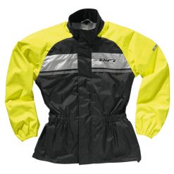 Regenjacke DIFI SEISMO FLASH in Neon/Schwarz (Grösse: XXL)