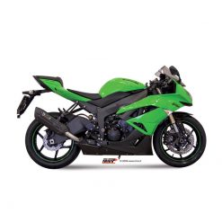 Auspuff MIVV SUONO in Edelstahl- Schwarz zu Kawasaki (CH- Homologiert)