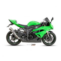 Auspuff MIVV GHIBLI in Edelstahl zu Kawasaki (CH- Homologiert)