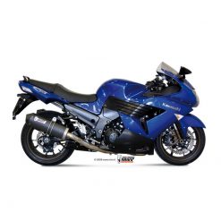 Auspuff MIVV OVAL (CarbonCap Line) in Carbon zu Kawasaki (CH- Homologiert)