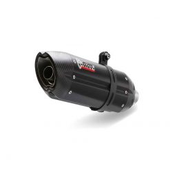 Auspuff MIVV SUONO - UNDERSEAT in Edelstahl- Schwarz zu MV Agusta (CH- Hom