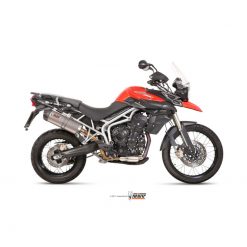 Auspuff MIVV OVAL (CarbonCap Line) in Titan zu Triumph (CH- Homologiert) E