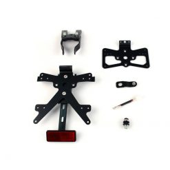 Kennzeichenhalter RIZOMA in SCHWARZ zu Kawasaki inkl. Kennzeichenbeleuchtu