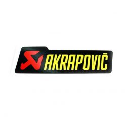 Sticker AKRAPOVIC STREET 180mm (neues Logo) temperaturbeständig