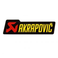 Sticker AKRAPOVIC STREET 150mm (neues Logo) temperaturbeständig