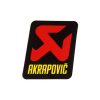 Sticker AKRAPOVIC OFF-ROAD 75mm (neues Logo) temperaturbeständig