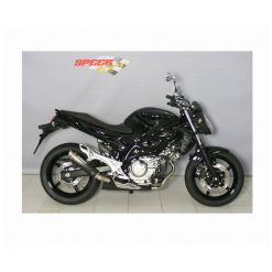 Auspuff BODIS GPC-2 in INOX/SCHWARZ (SS/BL) zu Suzuki (CH- Homologiert)