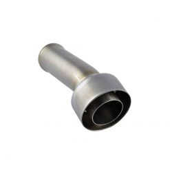 Dezibelkiller AKRAPOVIC in V4A zu OVAL (Aussen: 53mm / Innen: 32mm / Lang